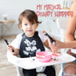 Mickey Mouse Pink Silicone First Feeding Set
