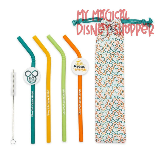 Mickey Mouse Repeatables Reusable Straw Set