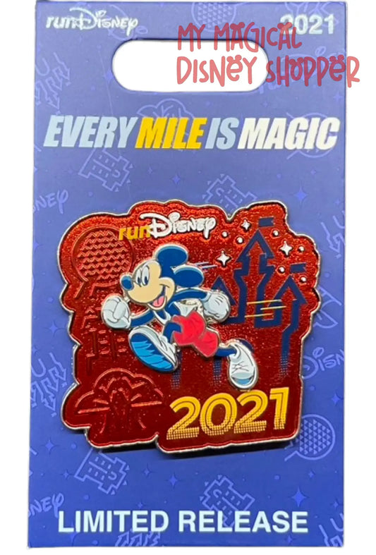 Mickey Mouse runDisney 2021 Disney Pin