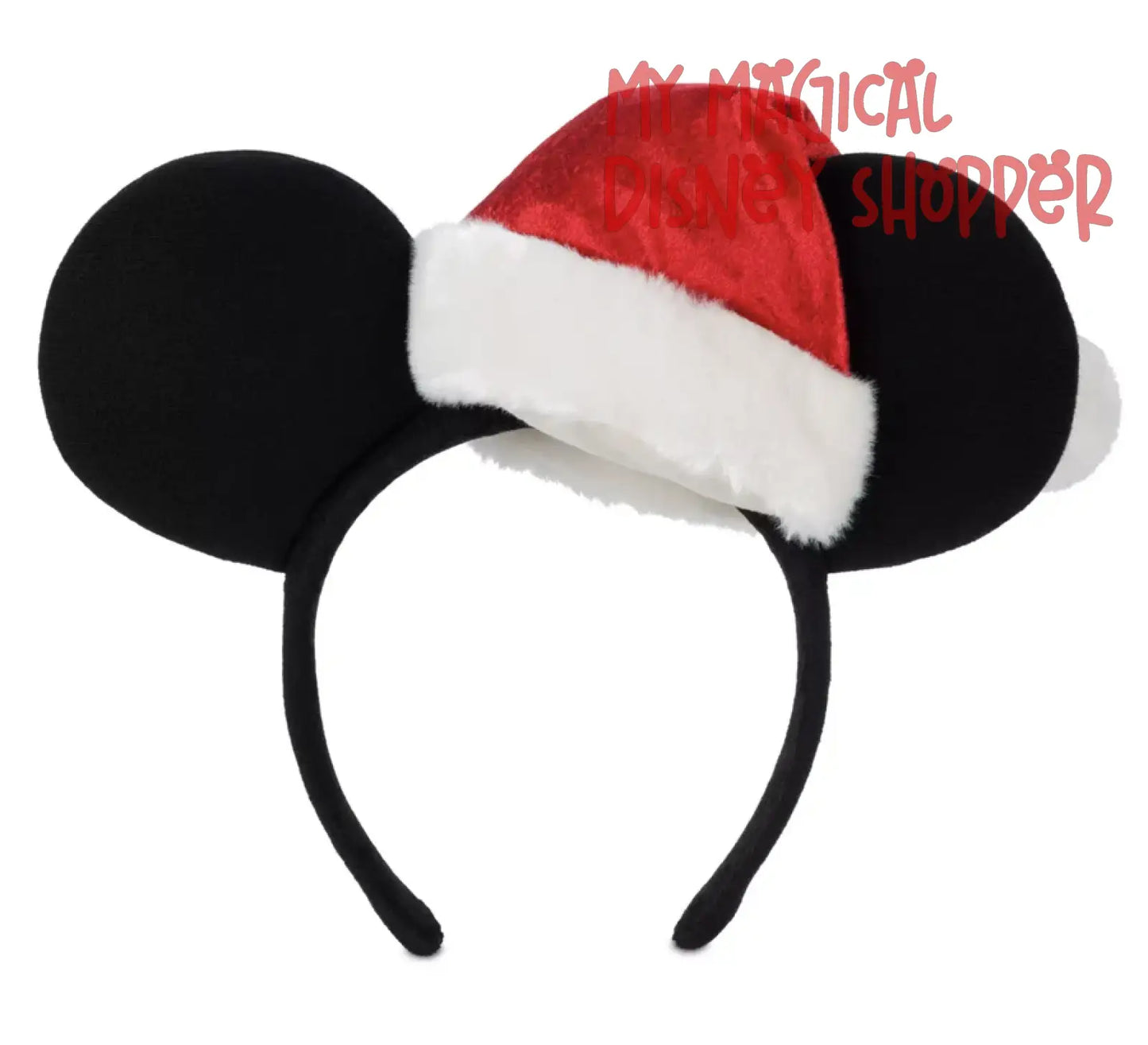 Mickey Mouse Santa Ear Headband
