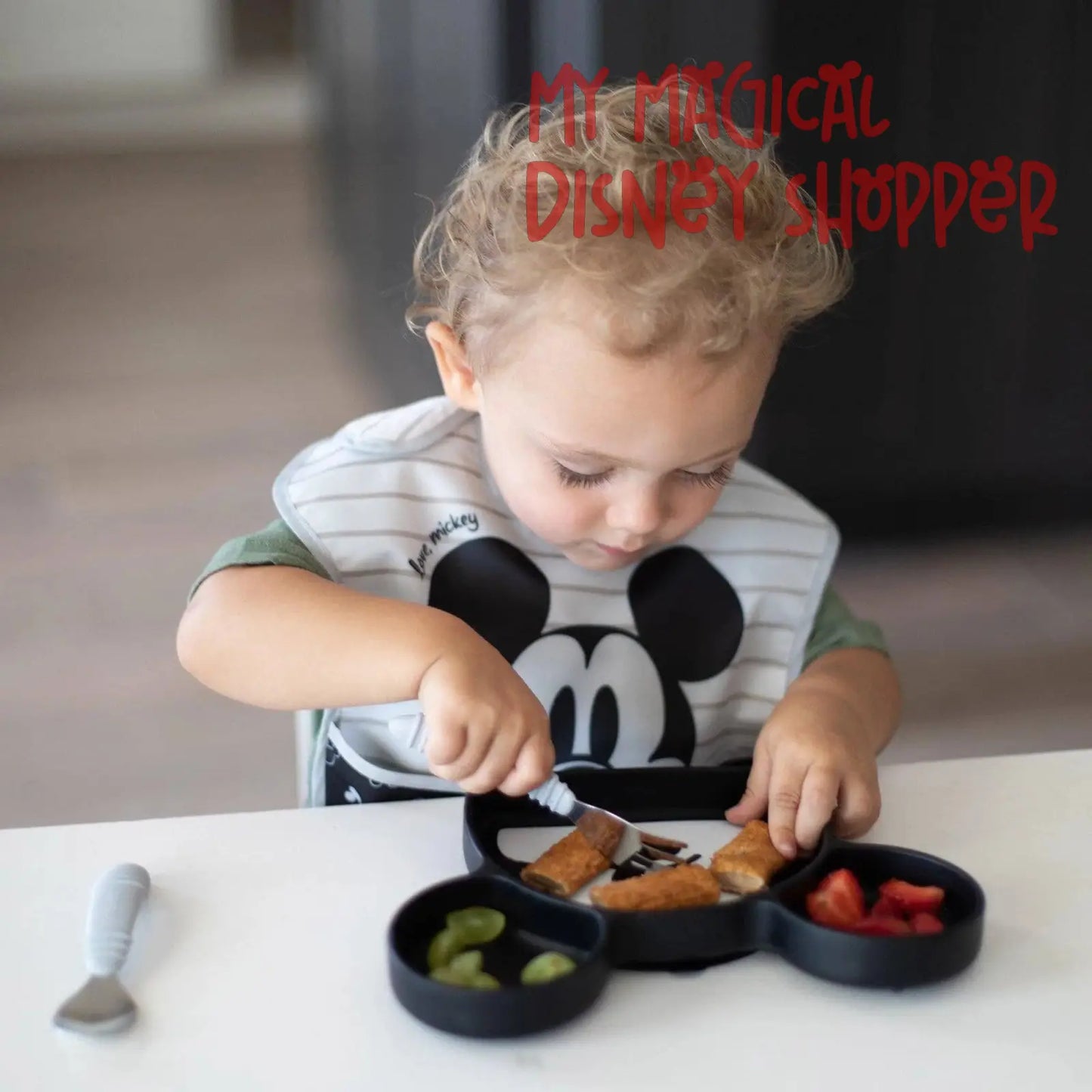 Mickey Mouse Silicone Grip Dish