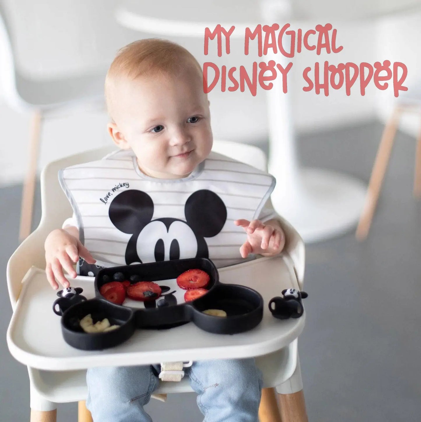 Mickey Mouse Silicone Grip Dish