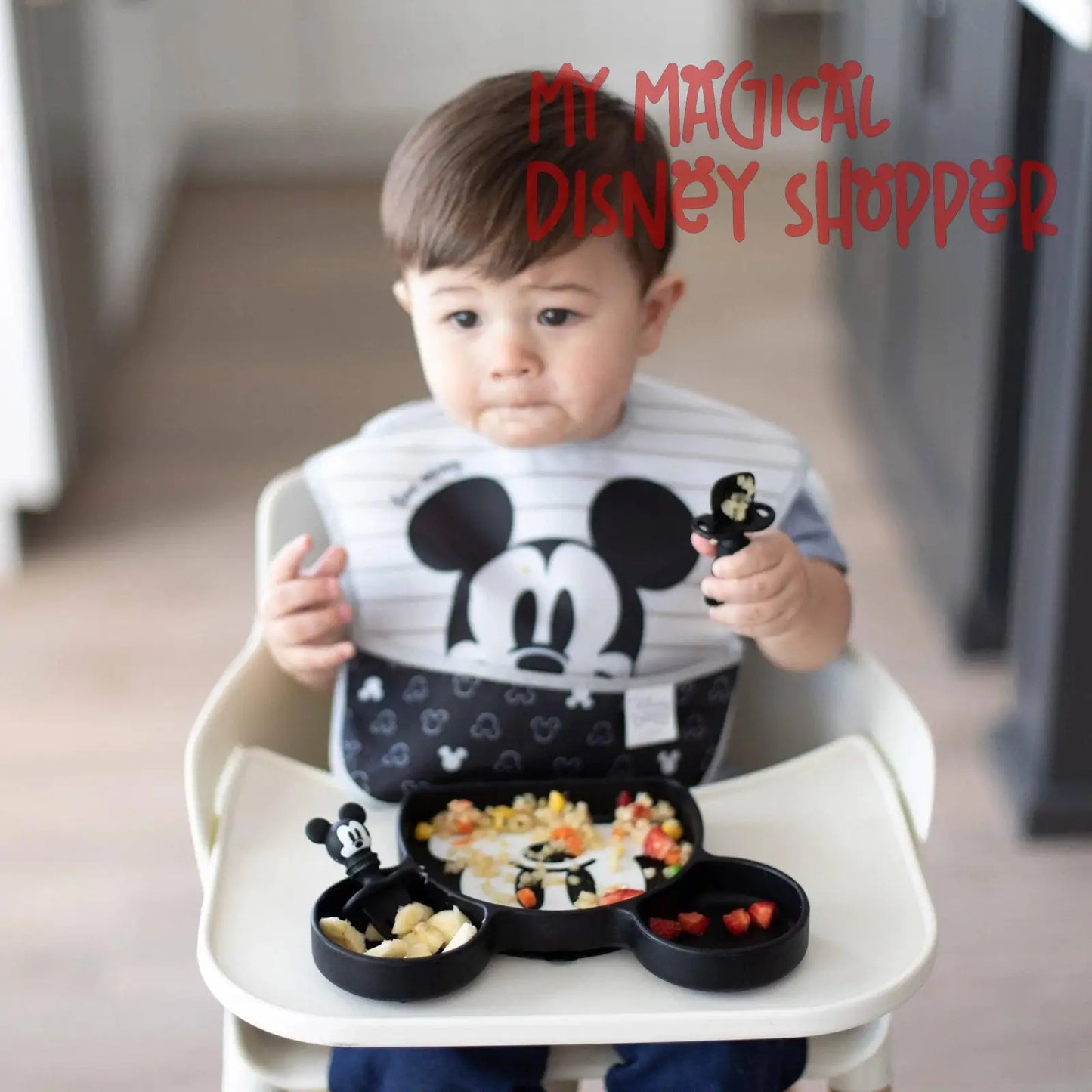 Mickey Mouse Silicone Grip Dish