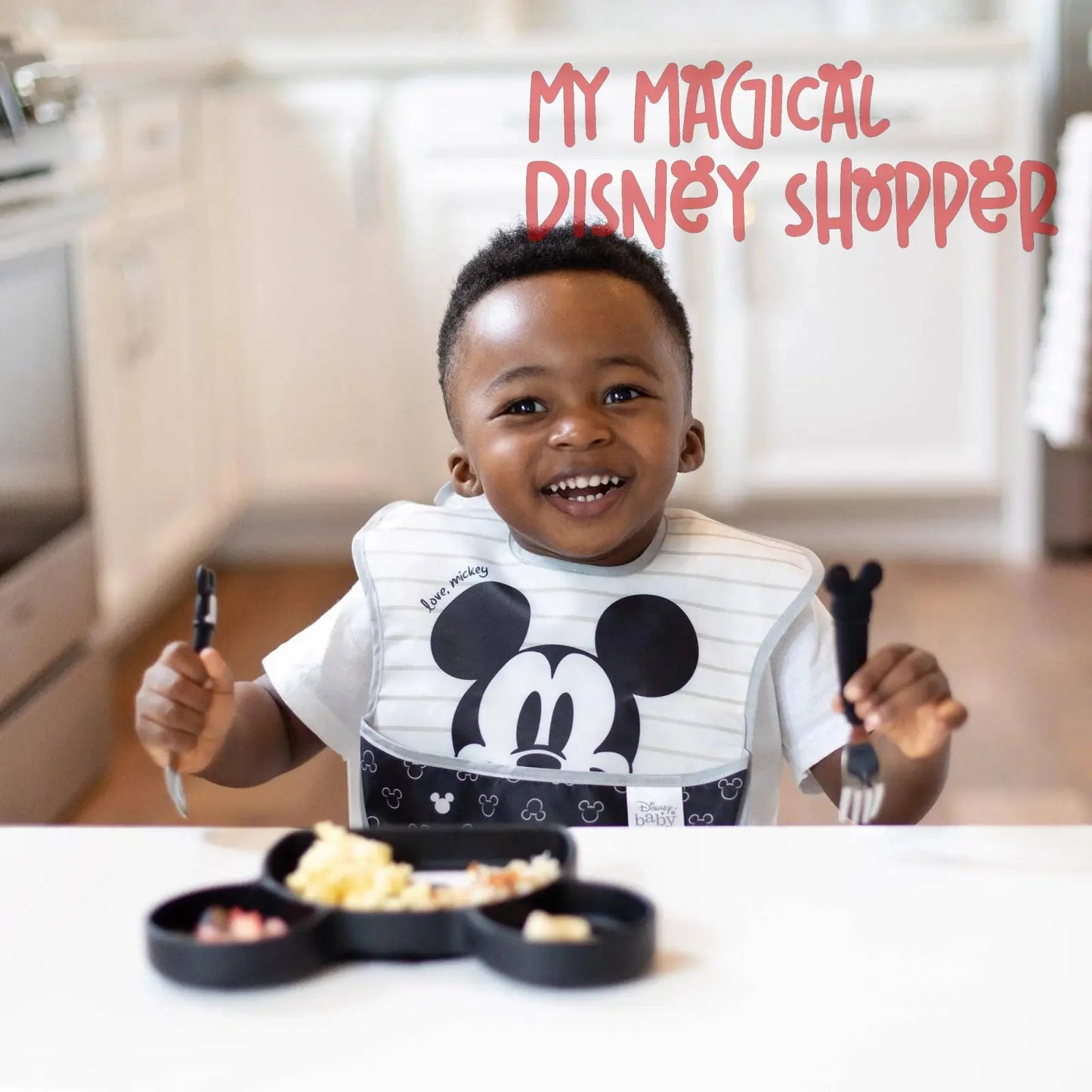 Mickey Mouse Silicone Grip Dish