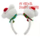 Mickey Mouse Snowman Holiday Ear Headband for Adults