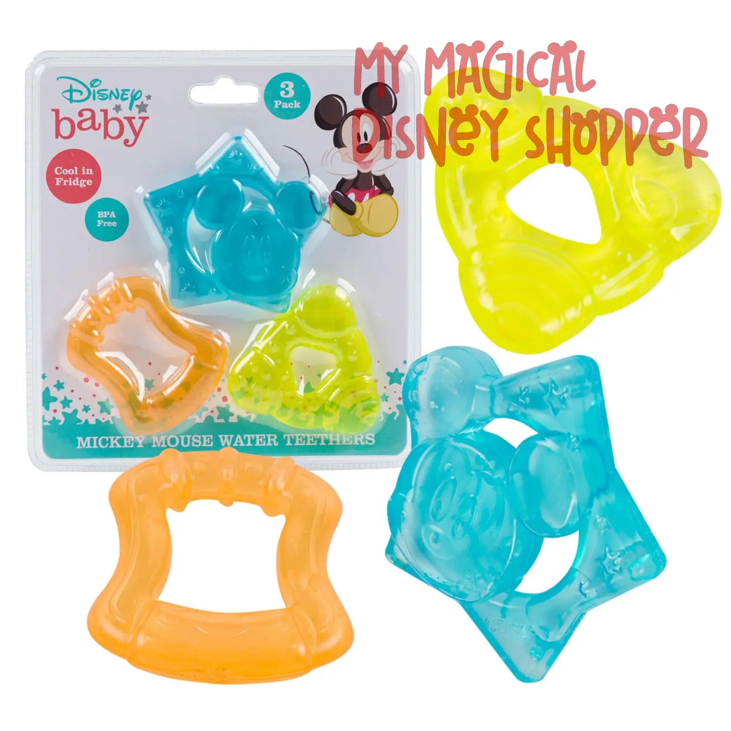 Mickey Mouse Teether Set