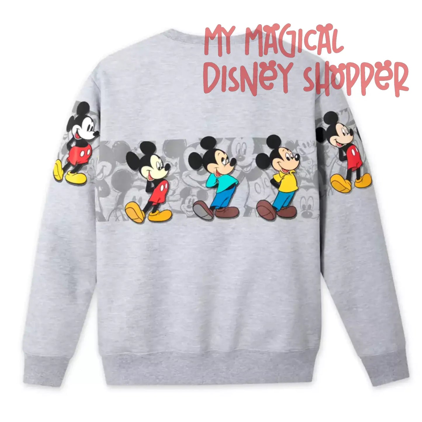 Mickey Mouse Through the Years Pullover Sweatshirt for Adults – Exclusive