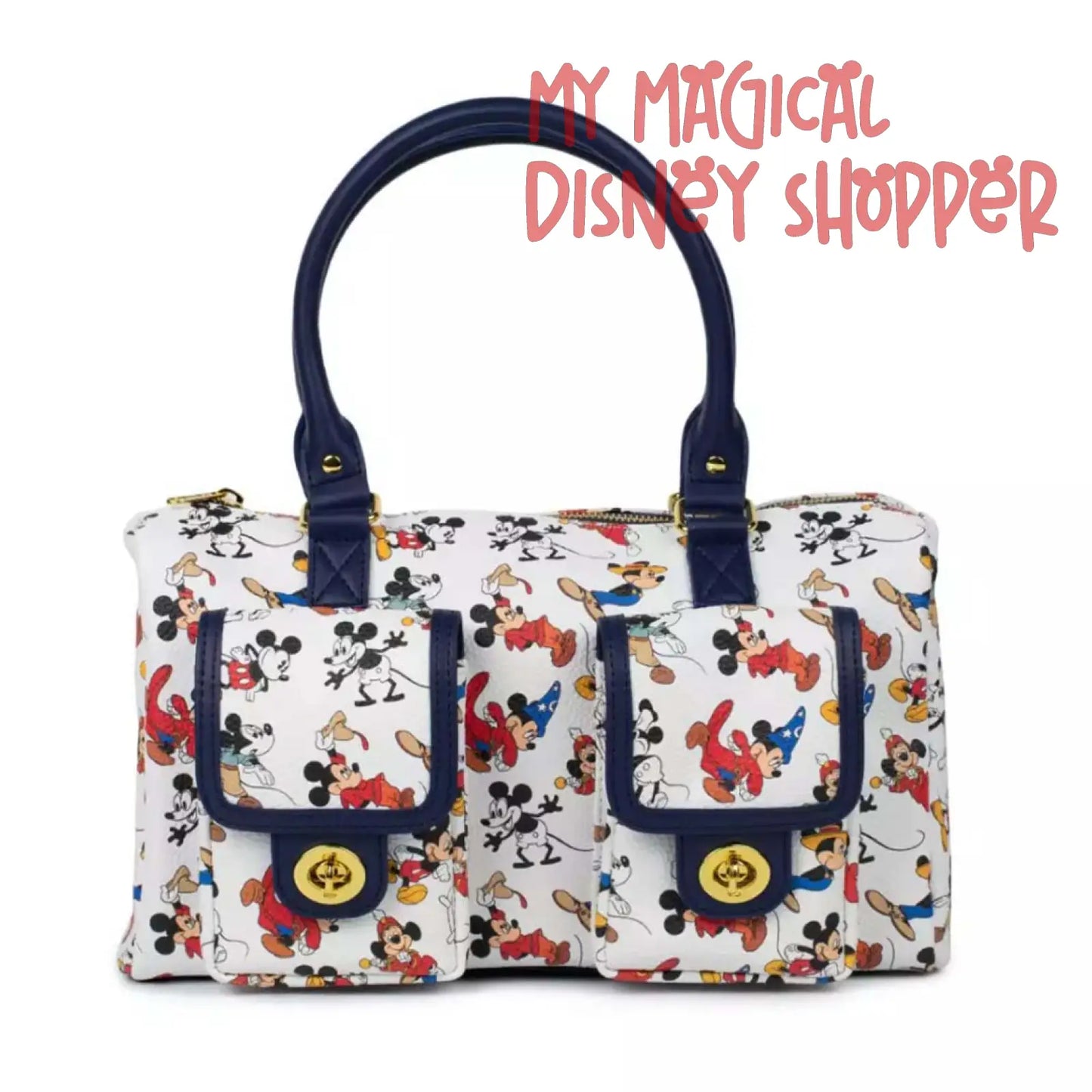 Mickey Mouse Through the Years Satchel