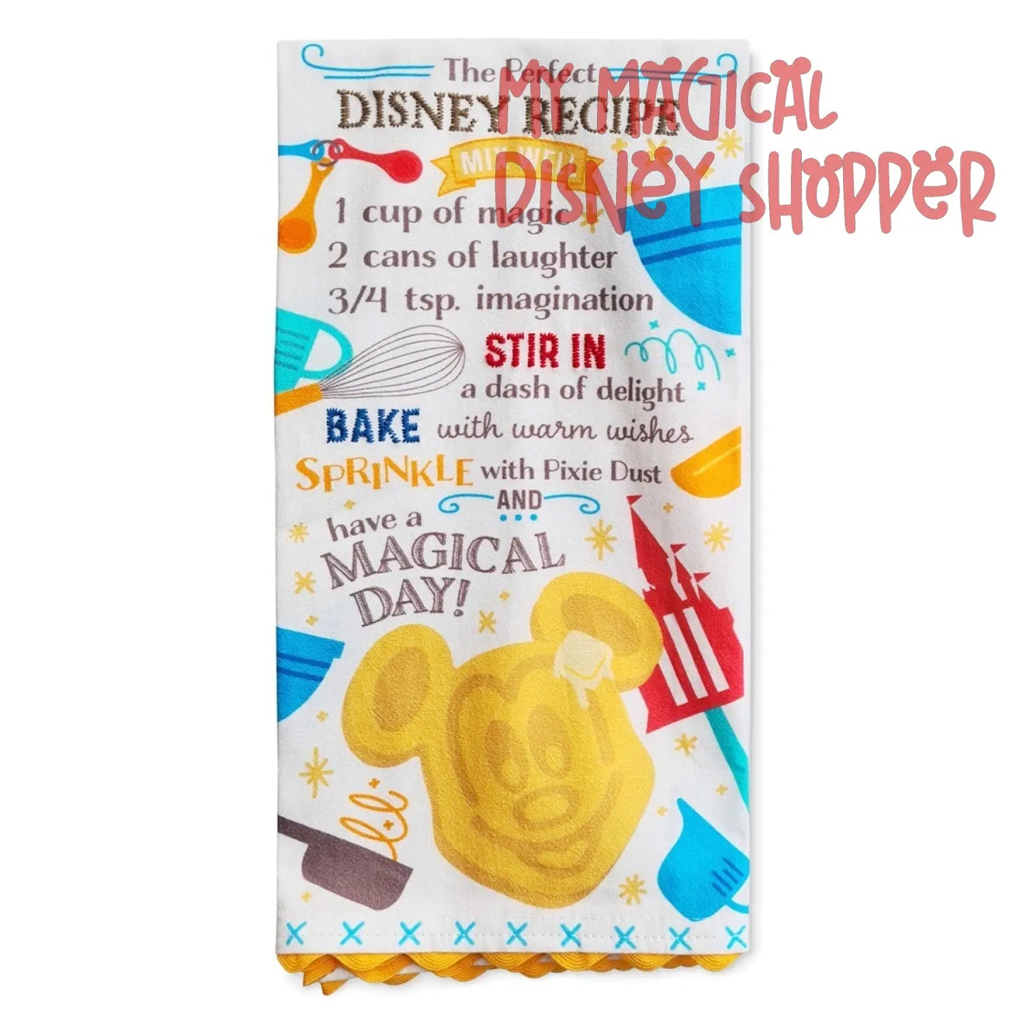 Mickey Mouse Waffle Kitchen Towel