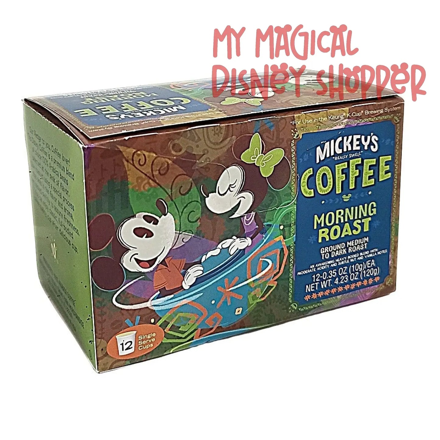 Mickey's Really Swell Morning Roast Disney Coffee K-Cups - Ground Medium to Dark Roast