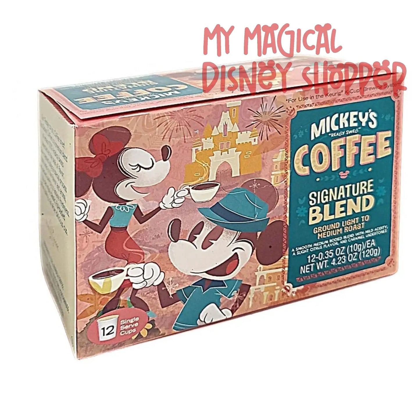 Mickey's Really Swell Signature Blend Disney Coffee K-Cups - Ground Light to Medium Roast