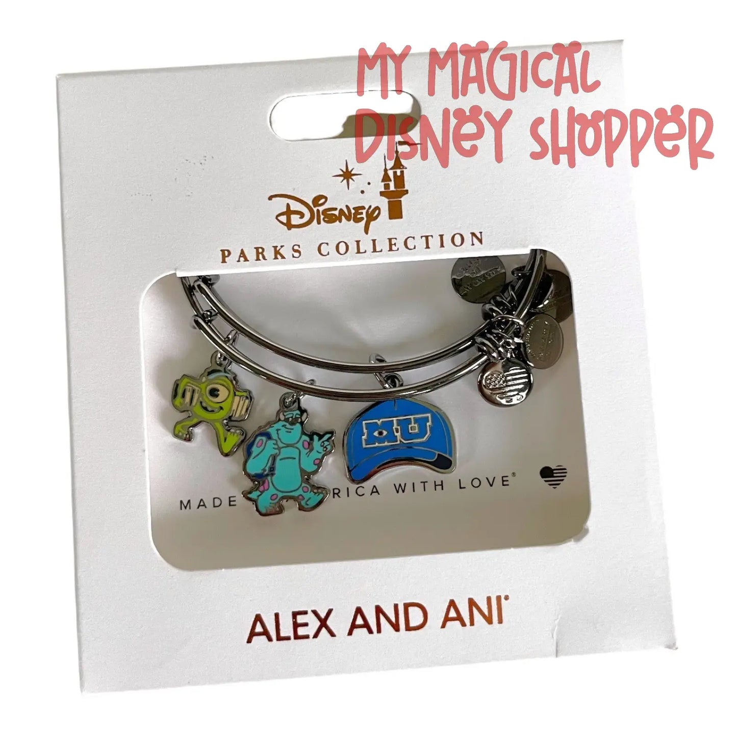 Mike & Sulley - Monster's University Disney Alex & Ani Bracelet Set