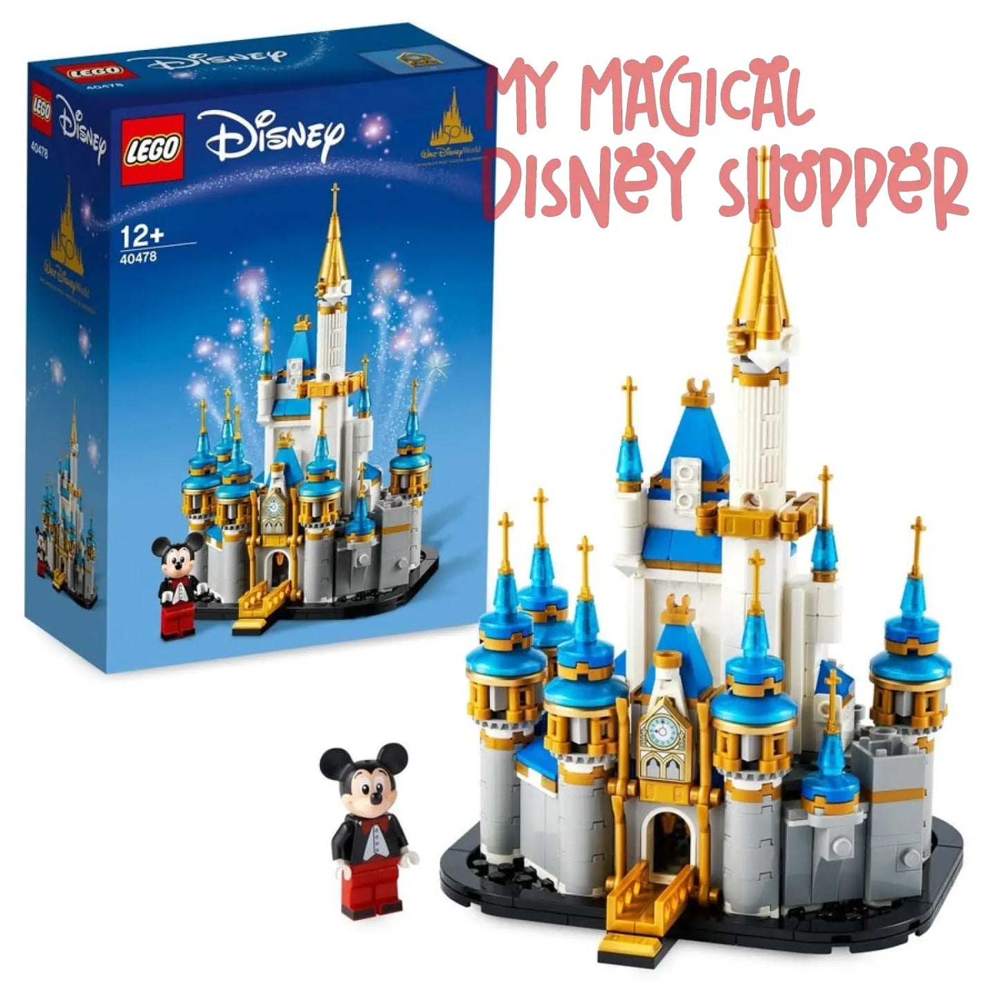 Mini Disney Castle 40478 -Walt Disney World 50th Anniversary
