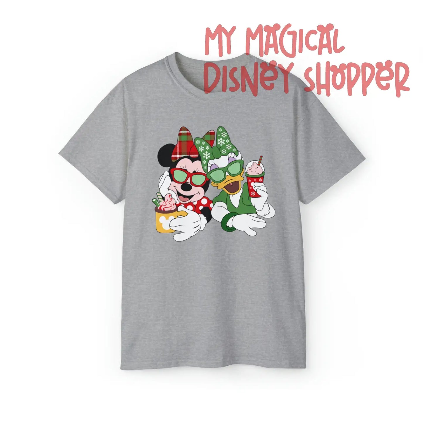 Minnie and Daisy Winter Wonderland Best Friends Unisex Ultra Cotton Tee