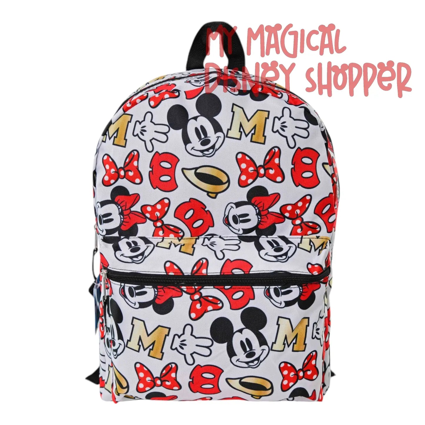 Minnie and Mickey Mouse 16" Backpack