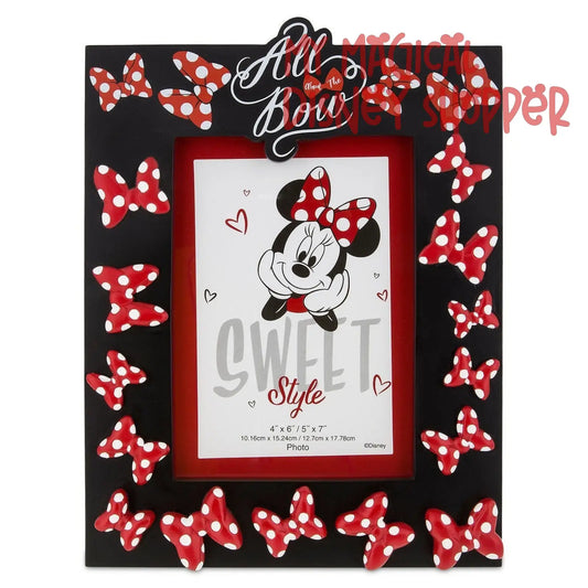 Minnie Mouse All About The Bow Disney Photo Frame - 4'' X 6'' Or 5'' X 7''