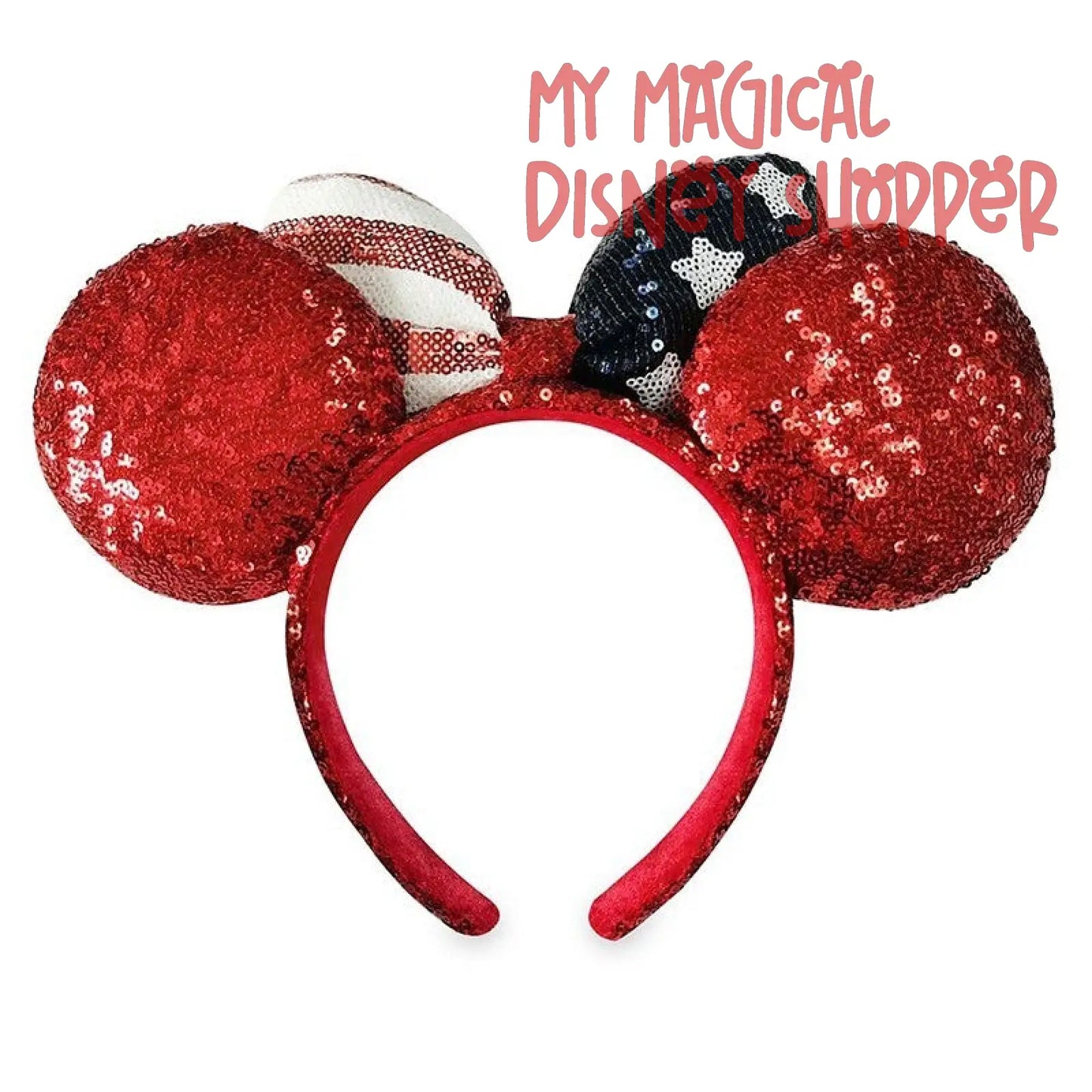 Minnie Mouse Americana USA Ears Headband