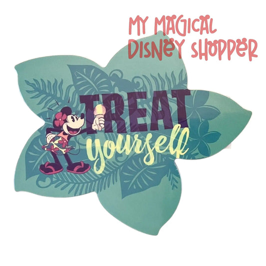 Minnie Mouse Aulani Resort Shaved Ice Treat Yourself Magnet