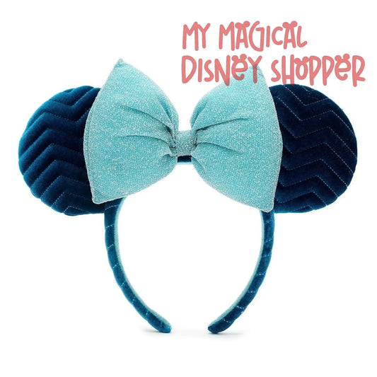 Minnie Mouse Azul Ears Headband