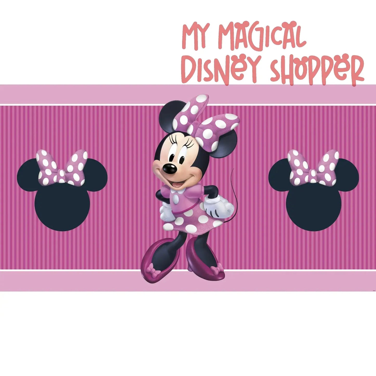 Minnie Mouse Birthday Party Photo Booth Kit, 10pcs
