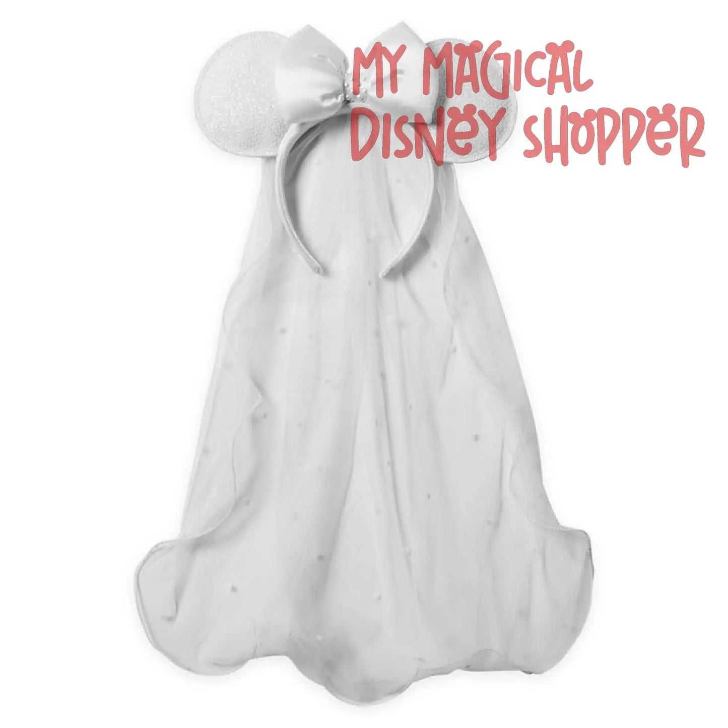 Minnie Mouse Bridal Disney Ear Headband