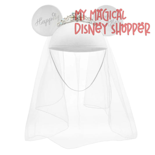 Minnie Mouse Bride Ear Hat