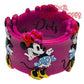 Minnie Mouse Disney Slap Bracelet - Bows Ears Dots & Heels