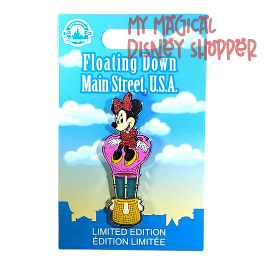 Minnie Mouse Floating Down Main Street USA Pin - Limited Edition 4000