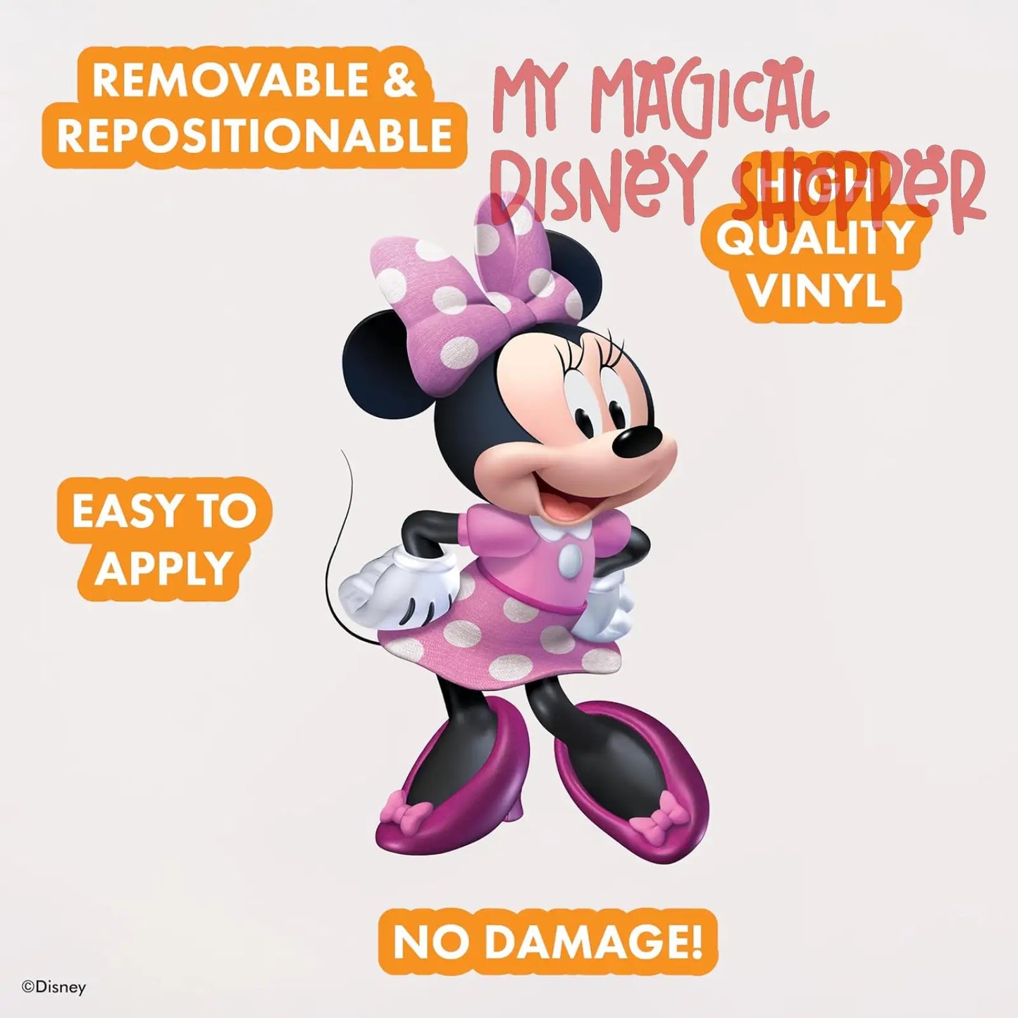 Minnie Mouse Interactive 26" Wall Decal