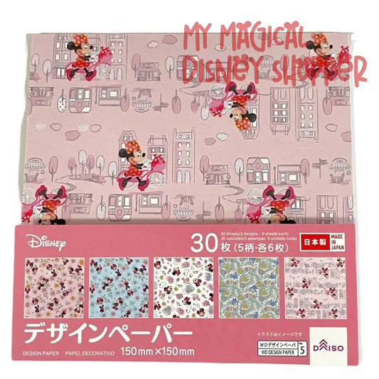 Minnie Mouse Japanese Origami Folding Paper - 30 Sheet