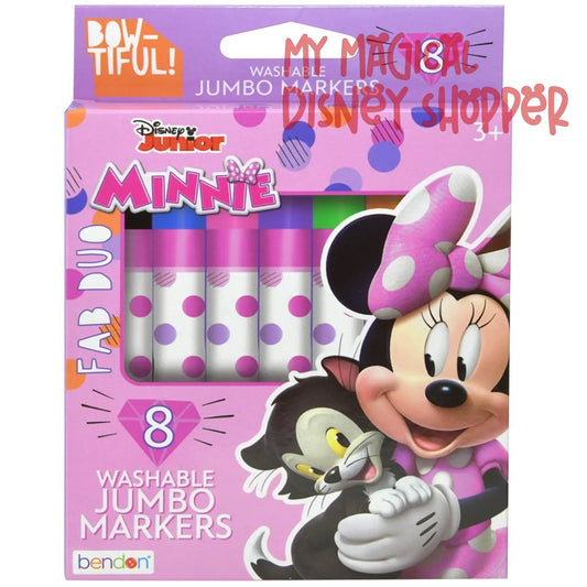 Minnie Mouse Jumbo Markers, 8 Count