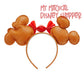 Minnie Mouse Mickey & Minnie Gingerbread Ears Headband