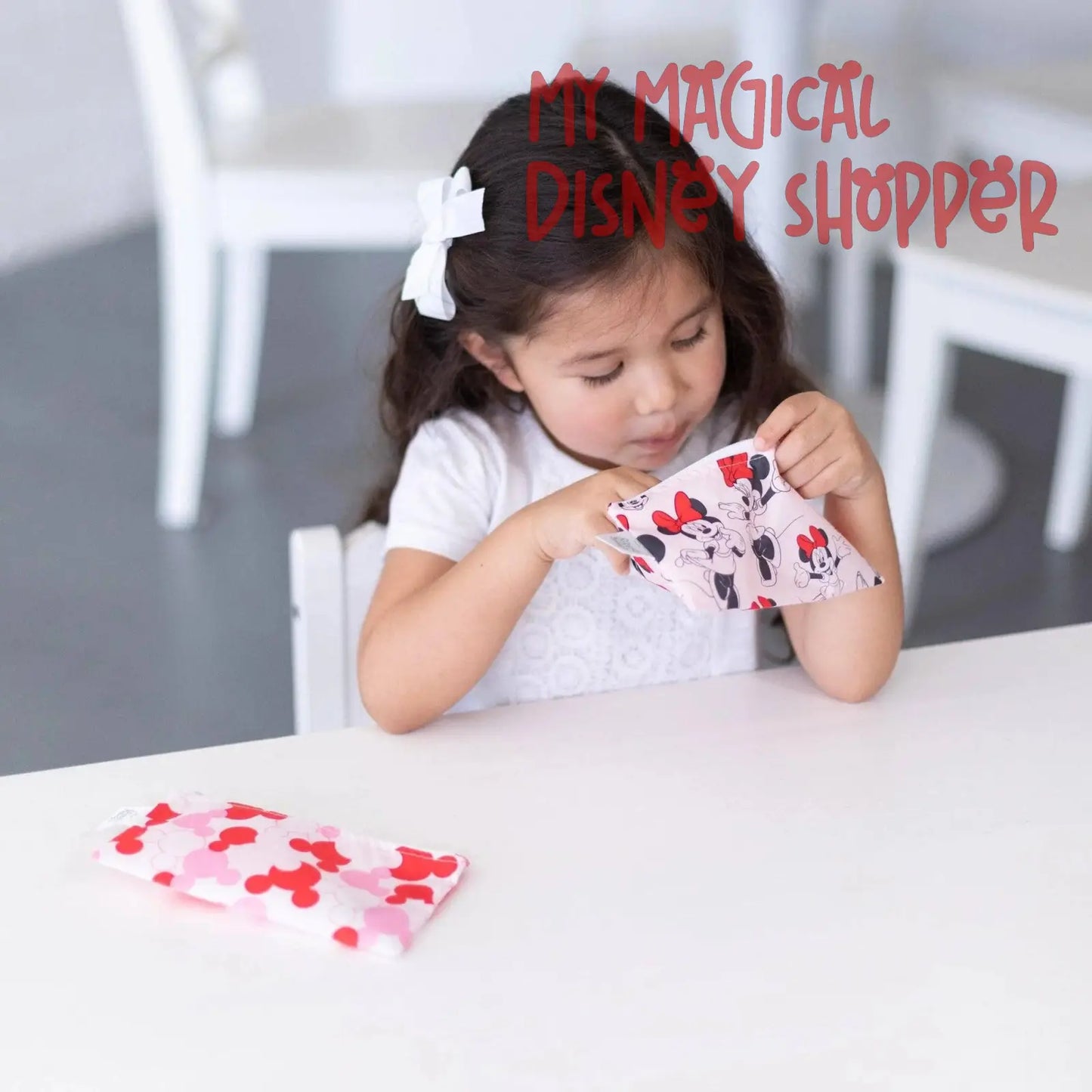 Minnie Mouse Reusable Snack Bag, Small 2-Pack