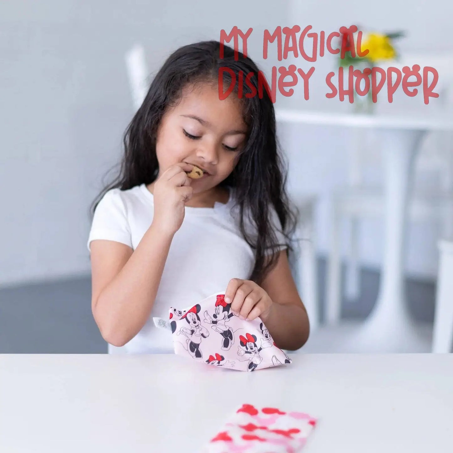 Minnie Mouse Reusable Snack Bag, Small 2-Pack