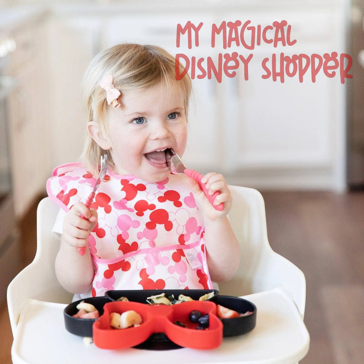 Minnie Mouse Silicone Grip Dish