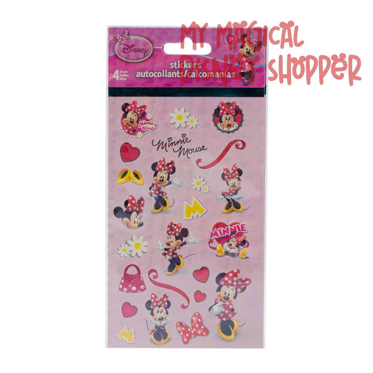 Minnie Mouse Stickers - 4 Sheets