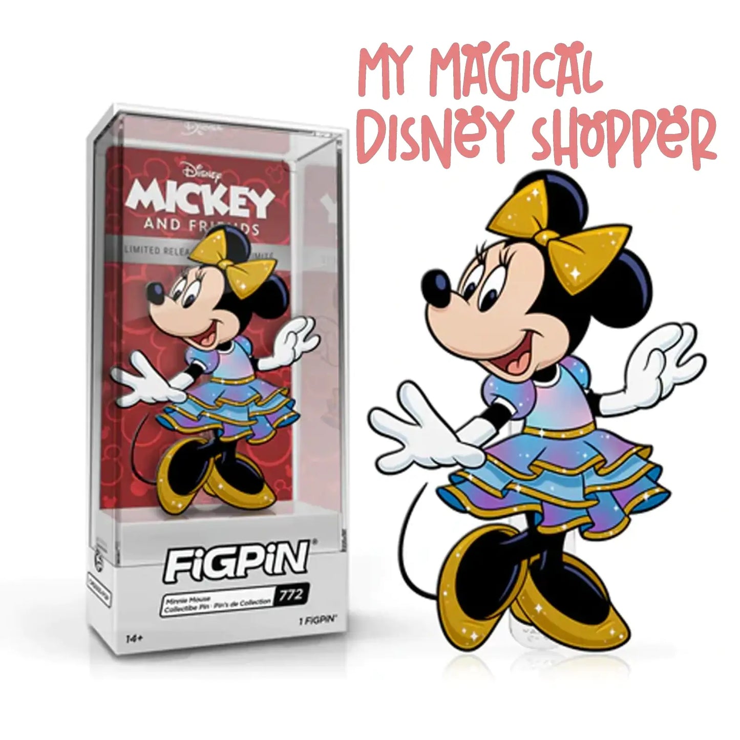 Minnie Mouse Walt Disney World 50th Anniversary FigPin Disney Pin