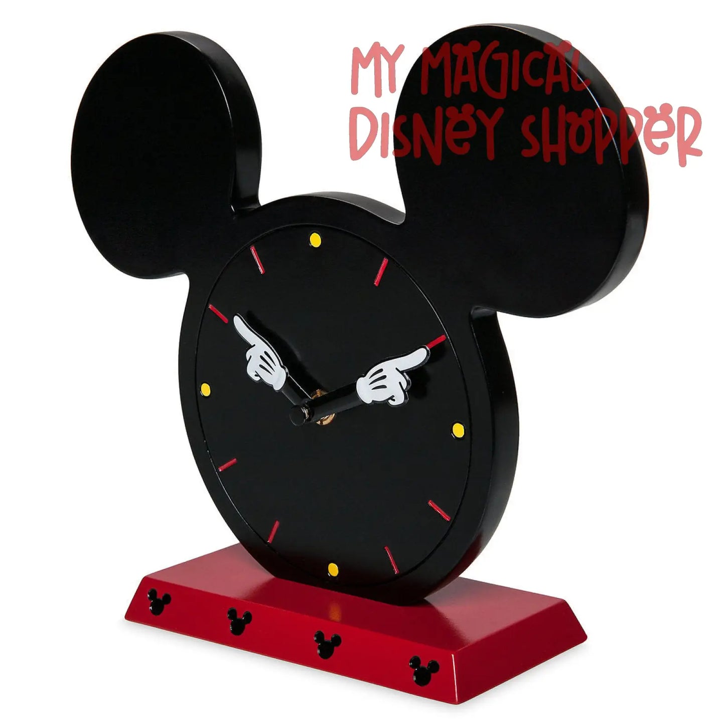 Disney Parks Mickey Mouse Tabletop Clock - Gently Used