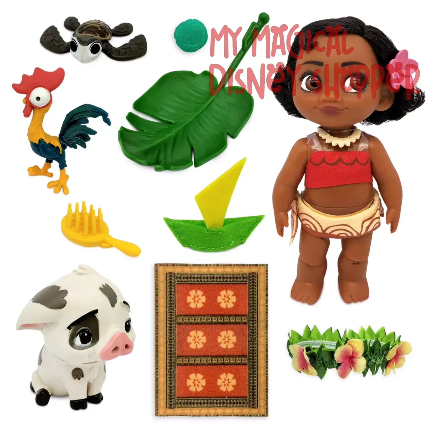 Moana Disney Animators' Collection Mini Doll Play Set