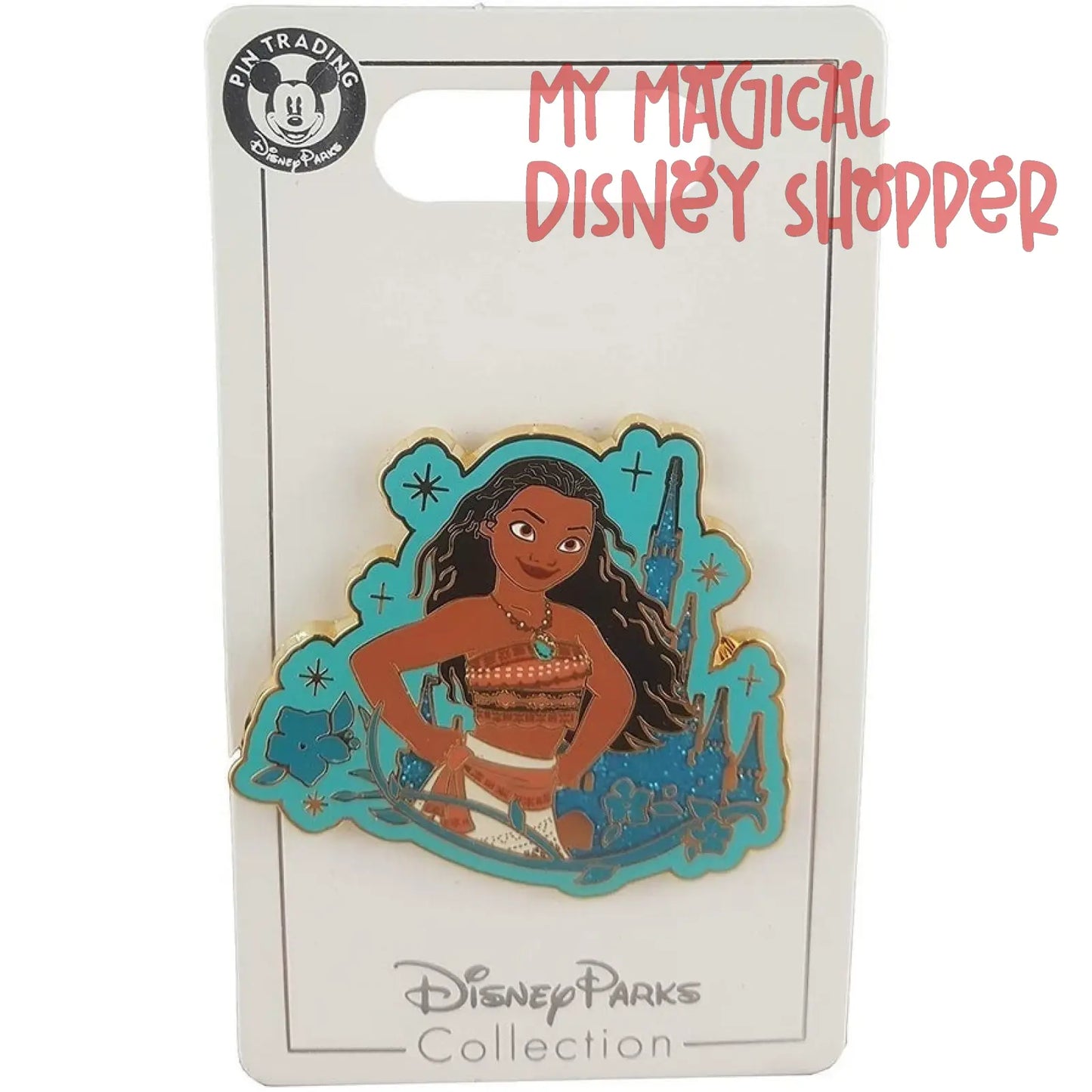 Moana Sparkle Castle Pin