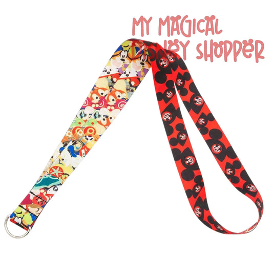 Mouseketeer Ear Hat Reversible Pin Lanyard