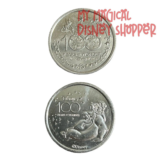 Mowgli & Balloo from The Jungle Book Disney 100 Silver Medallion