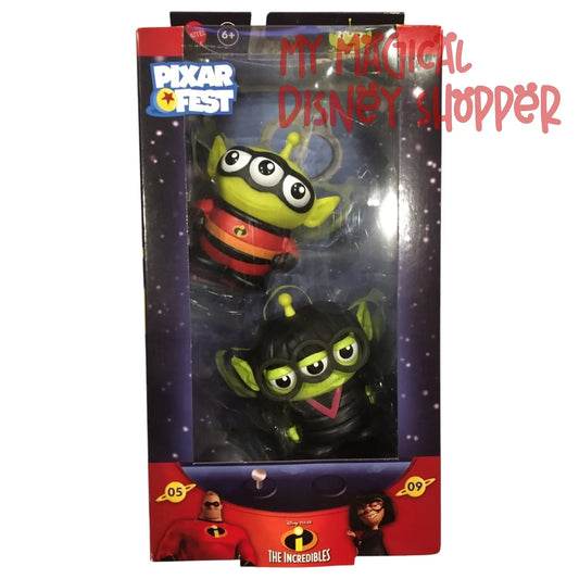 Mr. Incredibles and Edna Pixar Fest Alien Remix Figurines