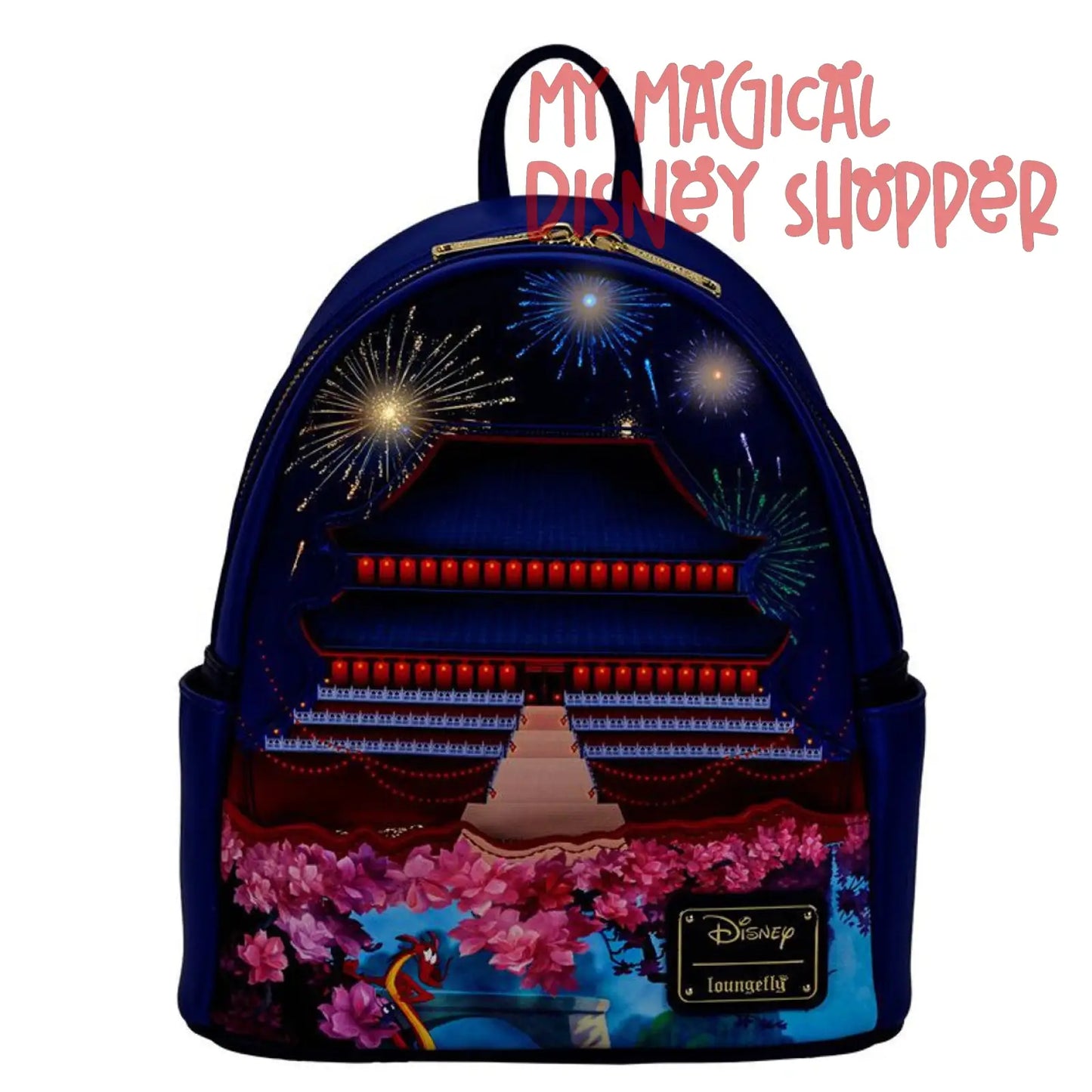 Mulan Castle Light Up Mini Backpack - Light Up