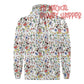 My Magical Christmas Mouse Mens All Over Print Warm Velvet Hoodie