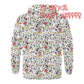 My Magical Christmas Mouse Mens All Over Print Warm Velvet Hoodie