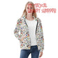 My Magical Christmas Mouse Womens All Over Print Classic Zip Up Hoodie Warm Jacket