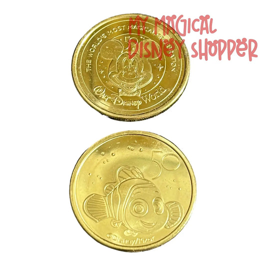 Nemo Walt Disney World 50th Gold Medallion