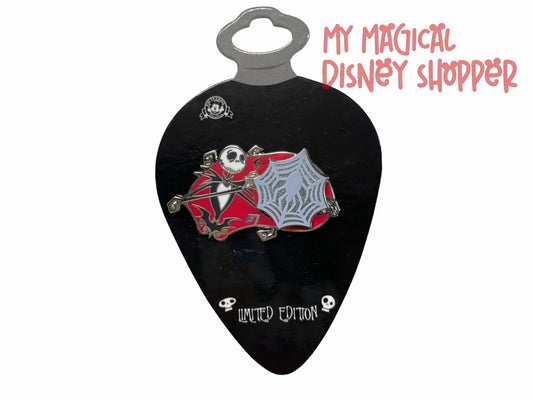 Nightmare Before Christmas Jack Skellington Sandy Spiderweb Pin - Limited Edition