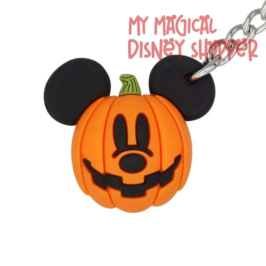 Mickey Pumpkin Icon Keychain
